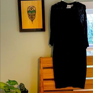 Amazing Beguile by Byron Lars Black Lace Dress